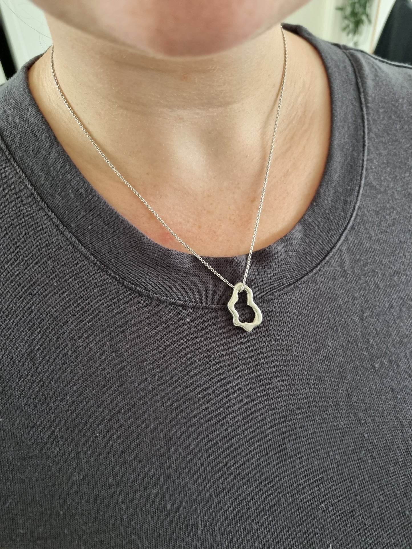 Pools halskæde i sterling sølv