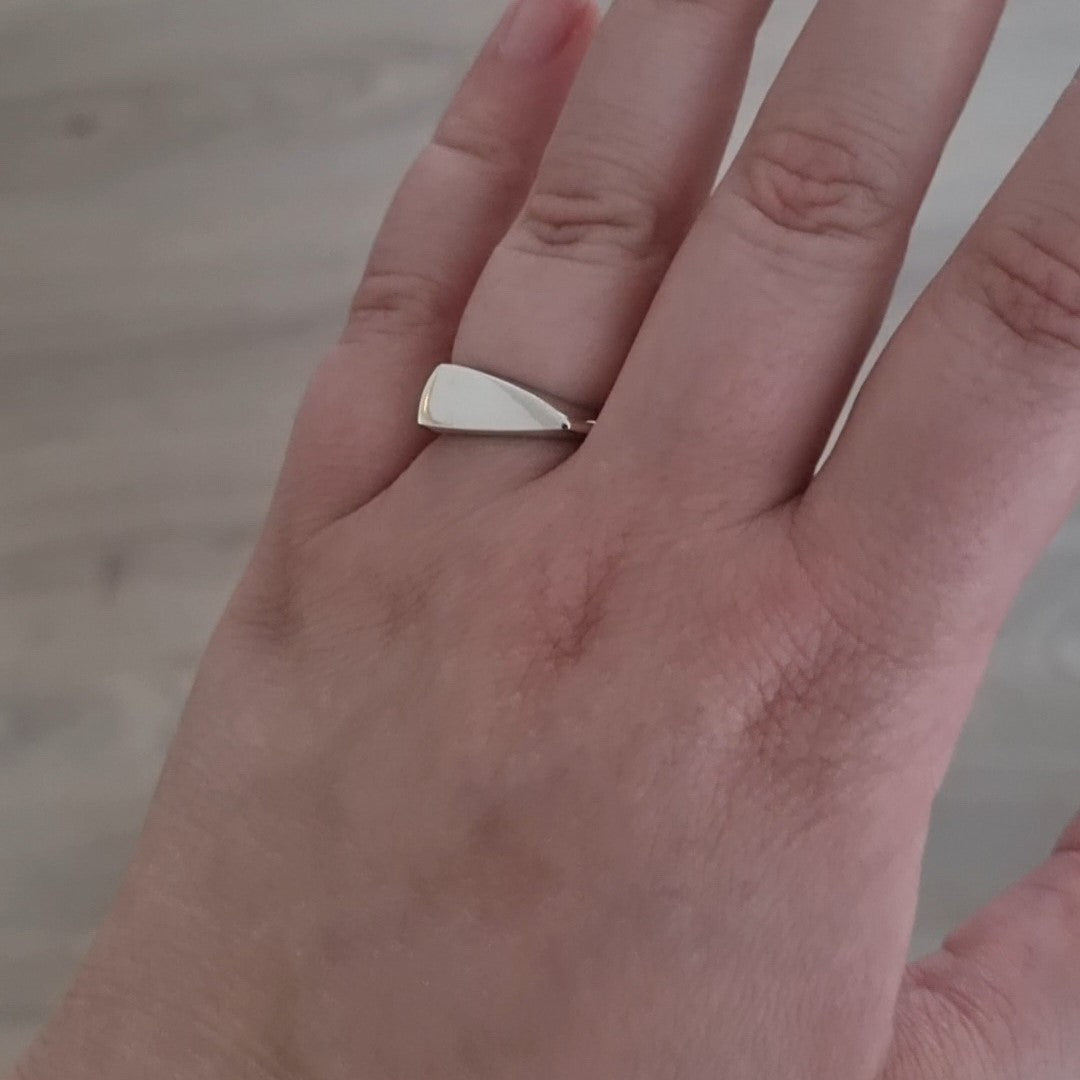 Edge asymmetrisk ring